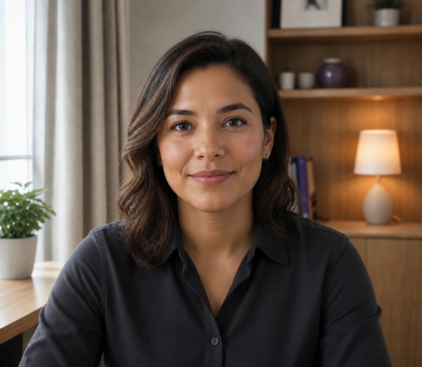 Candidate speaking during an InterviewFlowAI video interview
